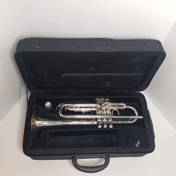 Silver plated Jean Baptiste JBTP480 Trumpet with Case and Mouthpiece NWOT - Picture 1 of 14